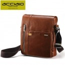 イタリア製バケッタレザーフラップショルダーバッグ/本革グレンフィールド[あす着対応]