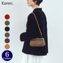 Kanmi./カンミ ドロップツリーがま口ウォレットポシェット WL24-57 かんみ お財布ポシェット お財布ショルダー ミニバッグ バッグ 長財布 レディース 本革 レザー ナチュラル ギフト プレゼント 日本製 [あす着対応]