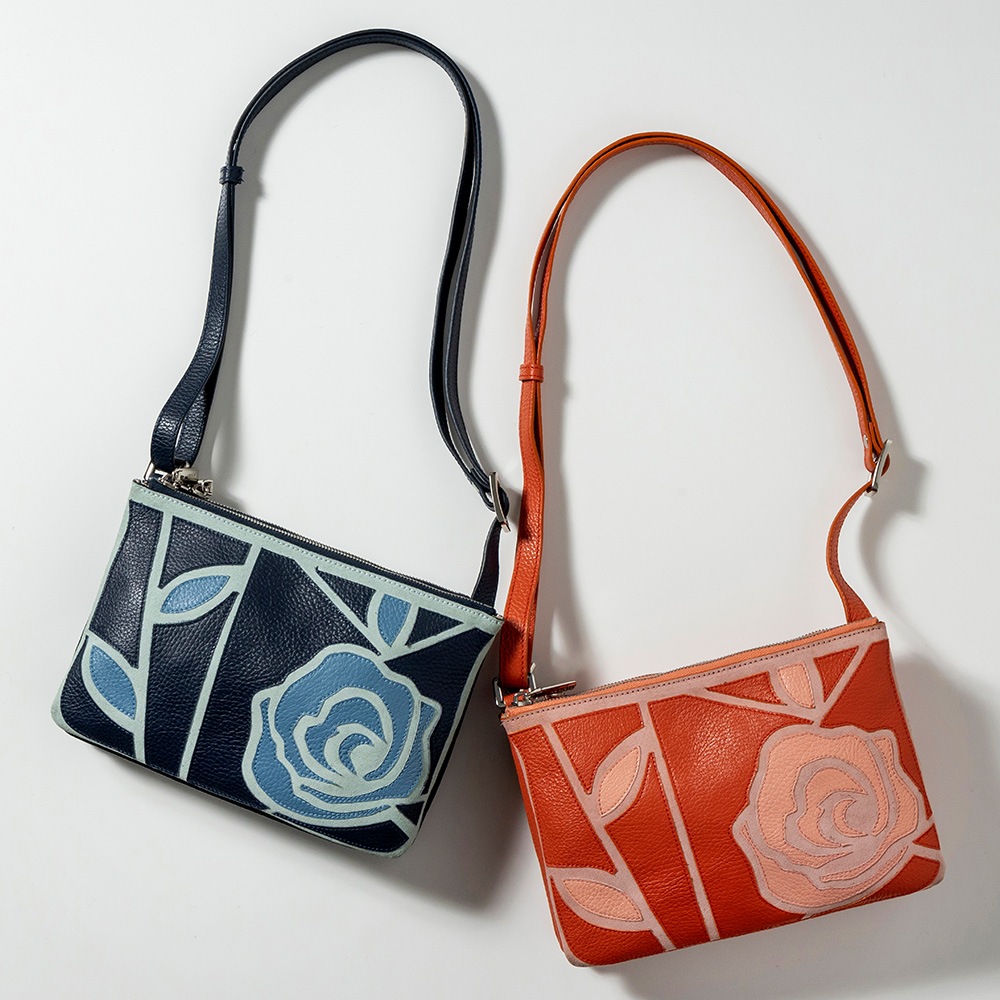 ゲラルディーニ ☆ レザー メタルロゴ 延ばす ミニ ショルダーバッグ  