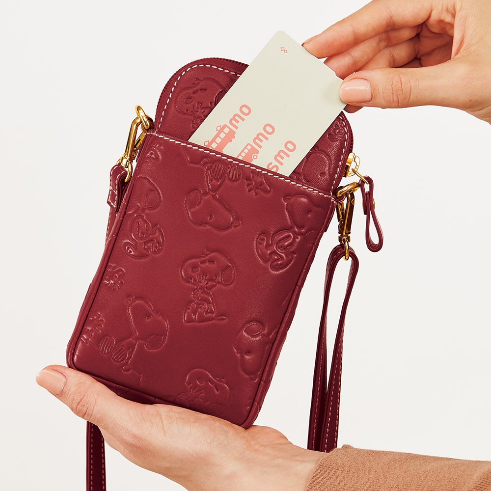 Snoopy スヌーピー どこでも携帯ポシェット ラム革 スマホポシェット スマホショルダー スマホポーチ ミニショルダー Peanuts ピーナッツ 送料無料 21 Haru ショルダーバッグ メッセンジャーバッグ Facimexpo Com