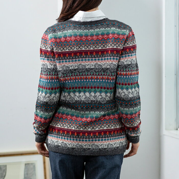 アルパカ レディース フェアアイル セーター ニット Ifer Knitwear アイファーニットウェア 送料無料 レディース 女性 おしゃれ 誕生日 プレゼント あす着対応 セール対象 レディースファッション ニット カーディガン レザーグッズ専門店glencheck グレン