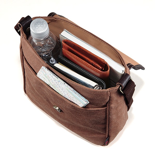 柿渋帆布ミニショルダーバッグ 日本製 あす着対応 グレンフィールド バッグ ミニショルダーバッグ レザーグッズ専門店glencheck グレンチェック