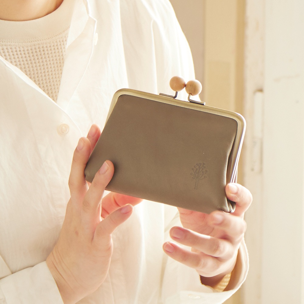 kanmi. がま口財布 楽天市場】kanmi カンミ ドロップツリー木玉 親子がま口 お財布