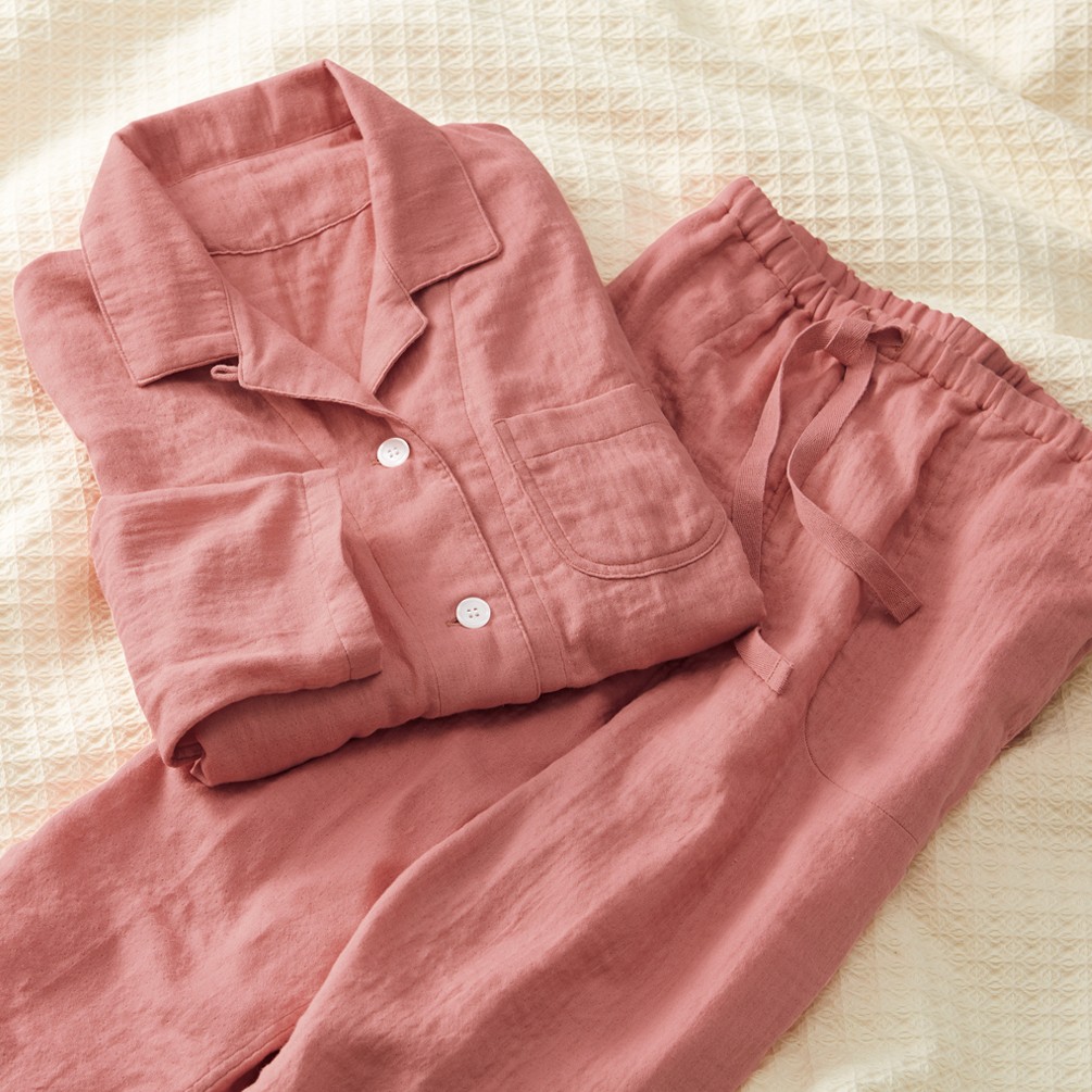 ウチノ マシュマロガーゼ レディスパジャマ あす着対応 レディースファッション その他 レザーグッズ専門店glencheck グレンチェック