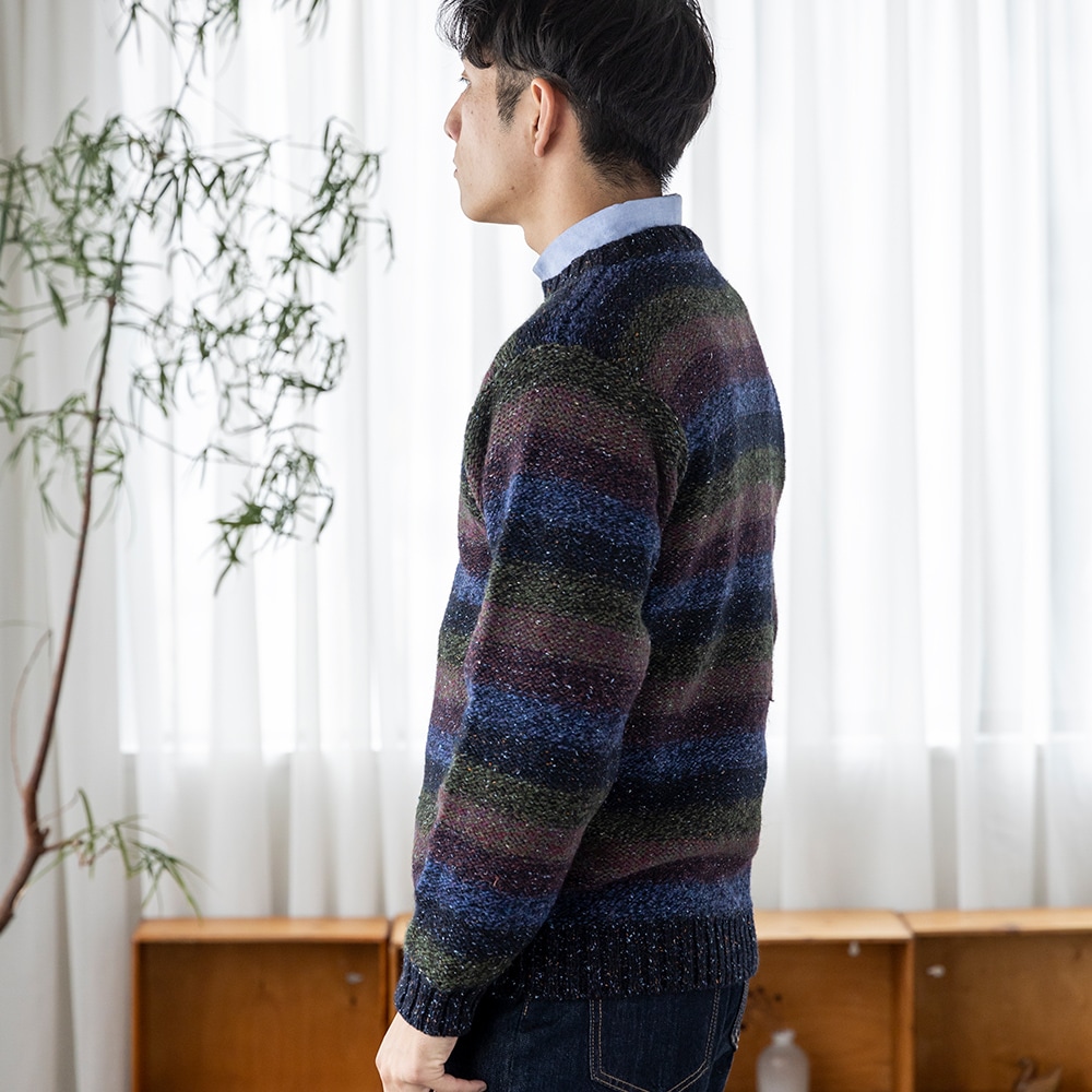 G/FORE メンズ裏地付きグラデーションセーター 【美品】 roshell（ロシェル） ニット セーター メンズ トップス グラデーション