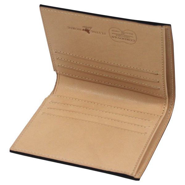 名入れ無料 コードバン純札二つ折り財布 Flying Horse 財布 小銭入れなし グレンフィールド 取扱いブランド一覧 ブランド F Flying Horse フライングホース コードバンコレクション レザーグッズ専門店glencheck グレンチェック