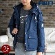 3WAY デッキパーカー ライナー付 ボアフリースベストメンズ レディース ユニセックス 男女兼用[FIDELITY/フィデリティ][あす着対応]|ジャケット/ブルゾン|メンズファッション