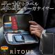 【名入れ無料】アノネイレザー　トラベルオーガナイザー[RiTOUR/リツア][旅行用 パスポートケース ビジネス エアチケット 出張 メンズ レディース システムオーガナイザー 本革 牛革 プレゼント