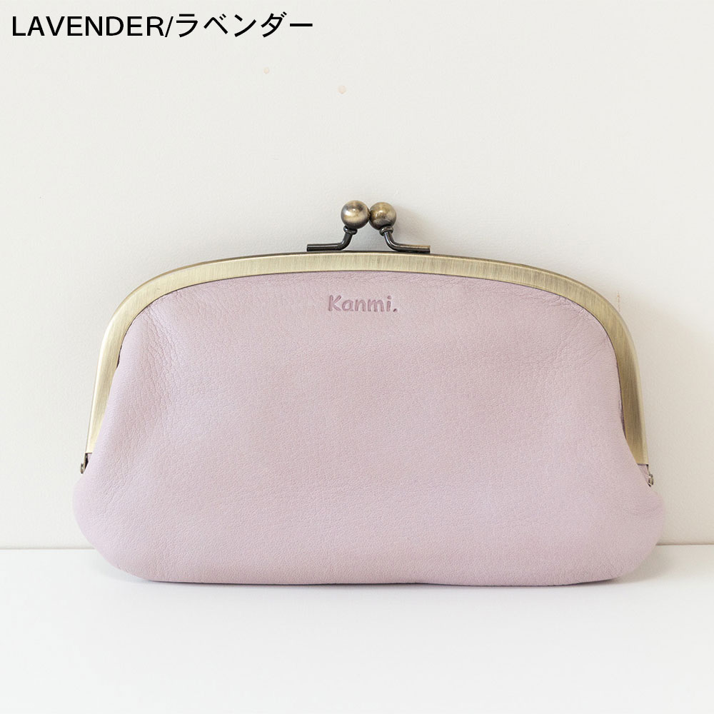 daichan様メガネ&ペンケースと親子がま口長財布☆シンクオブミー☆リボン口金 Kanmi./カンミ フカフカ ロング親子がま口 WL22-29 かんみ 財布