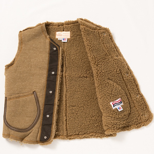 Oregonian Outfitters オレゴニアンアウトフィッターズ ボア レザートリム ベスト フリース フリースベスト メンズ 男性 アメリカ 秋冬 Oov 1 あす着対応 メンズファッション ベスト レザーグッズ専門店glencheck グレンチェック