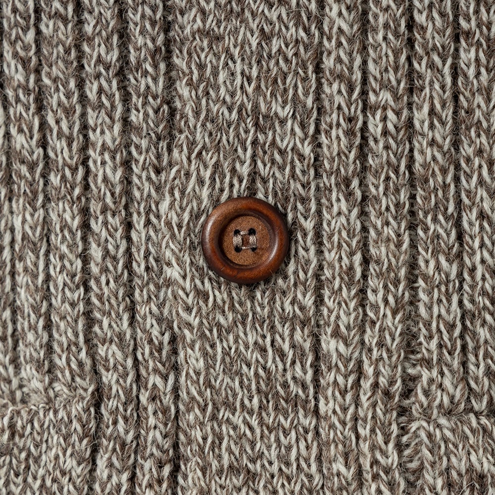 英国製 メンズ リブ編み ベスト ウール ブリティッシュウール ニット