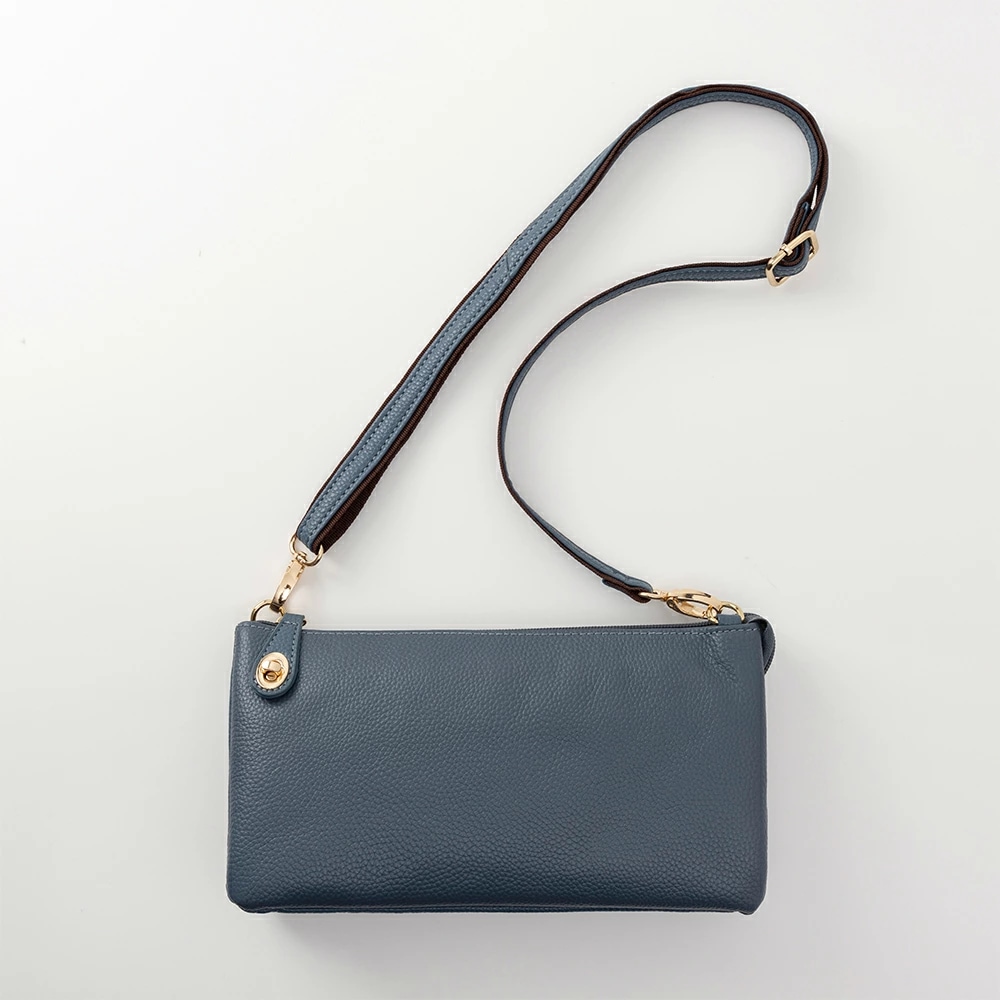 5層収納のレザー財布ショルダーバッグ キャビンアテンダント（CA