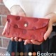 2019秋冬新作 Kanmi./カンミ キャンディ ポケットウォレット(L) WL19-97 水玉 ドット 長財布 財布  通帳 家計簿 かわいい ブランド 母の日 プレゼント 本革 レザー [あす着