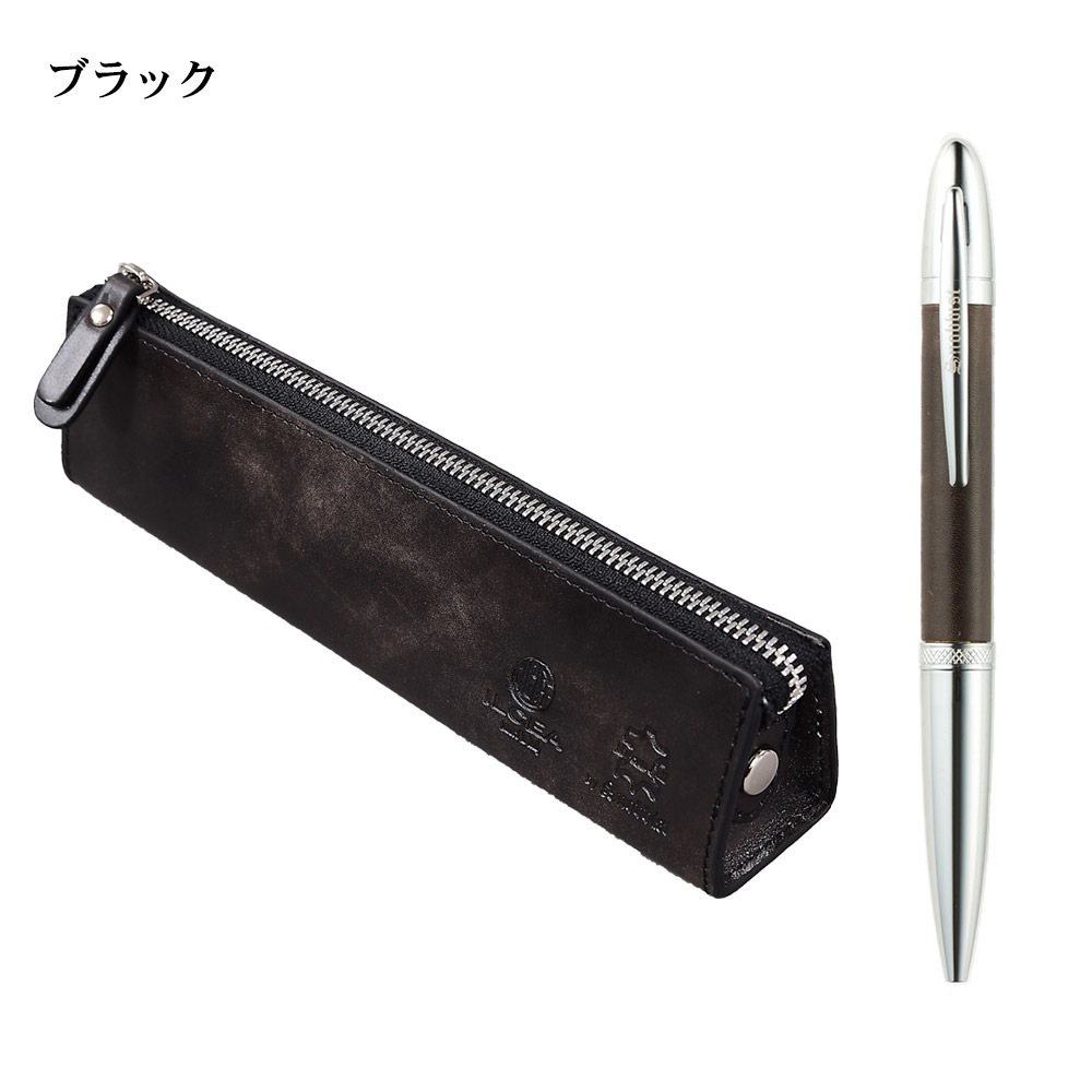ミュージアムカーフ 牛革 レザー ボールペン ペンケースm 筆入れ ペン差し ペン入れ セット ギフト プレゼント 贈り物 お祝い 箱入り ボックス入り Box入り スノビスト Snobbist あす着対応 雑貨 日用品 ペンケース レザーグッズ専門店glencheck グレンチェック