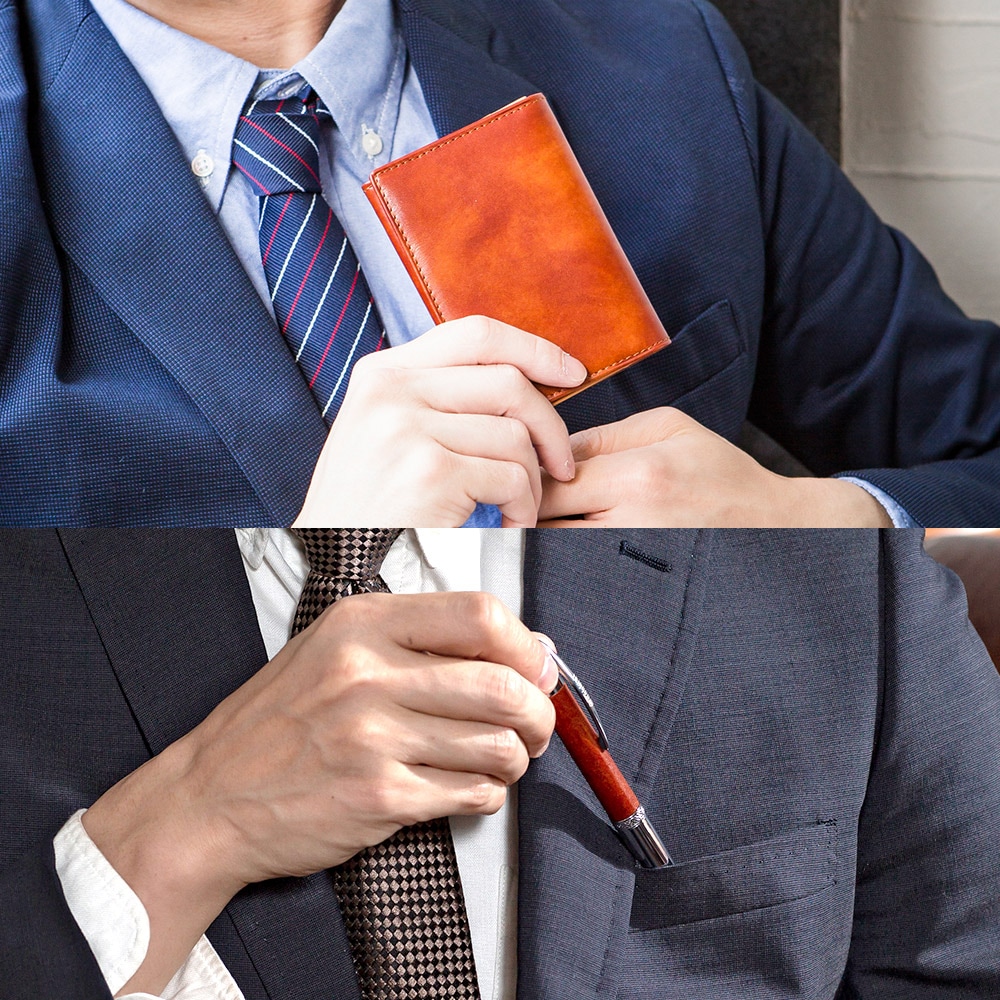 ミュージアムカーフ ボールペン+カードケース ギフトセット