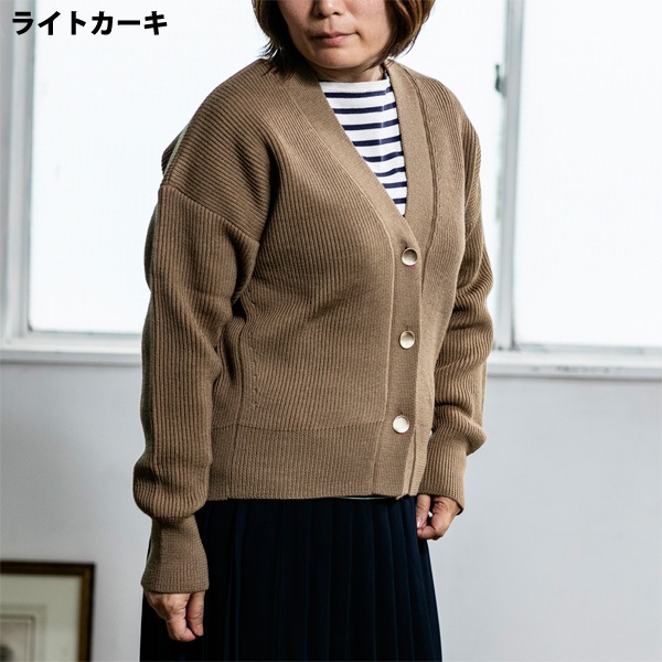 Vincent Et Mireille バンソン エ ミレイユ Vネック レディース カーディガンニット 日本製 ヴァンソンエミレイユ あす着対応 レディースファッション ニット カーディガン レザーグッズ専門店glencheck グレンチェック