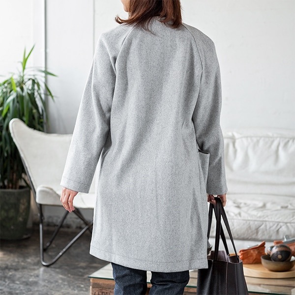 英国製 レディース ノーカラー コート Melissa Oversize London Tradition ロンドン トラディション あす着対応 レディースファッション コート レザーグッズ専門店glencheck グレンチェック