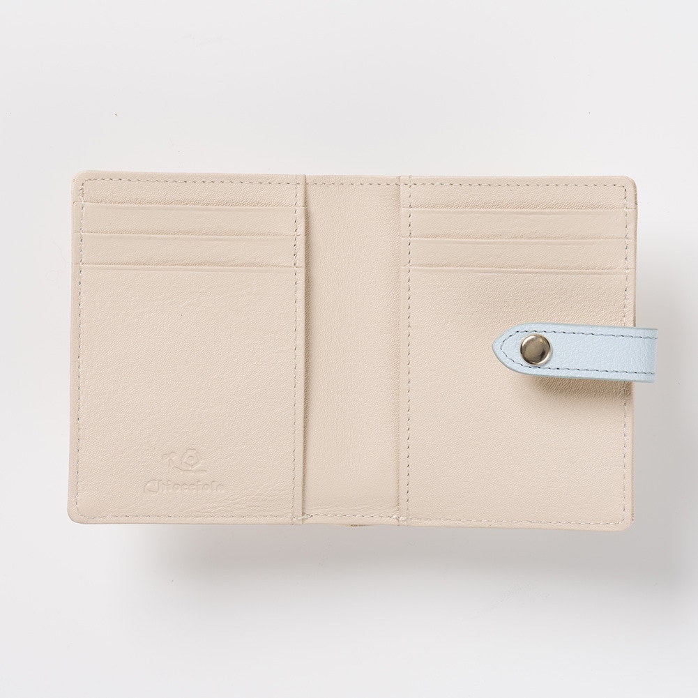 二つ折り財布 コンパクト財布 ミニ財布 財布 バイカラー スマート財布 スリム財布 レディース Chiocciola キオッチョラ 名入れ無料 あす着対応 ホワイトデー対象商品 財布 二つ折り財布 レザーグッズ専門店glencheck グレンチェック