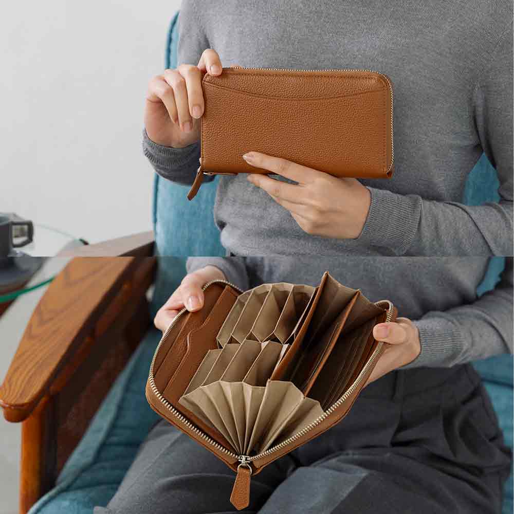 GLEAN&Co.,Ltd ヴィンテージ ニュースペーパー デザイン 長財布 GLEAN&Co.,Ltd ヴィンテージ ニュースペーパー デザイン 長財布