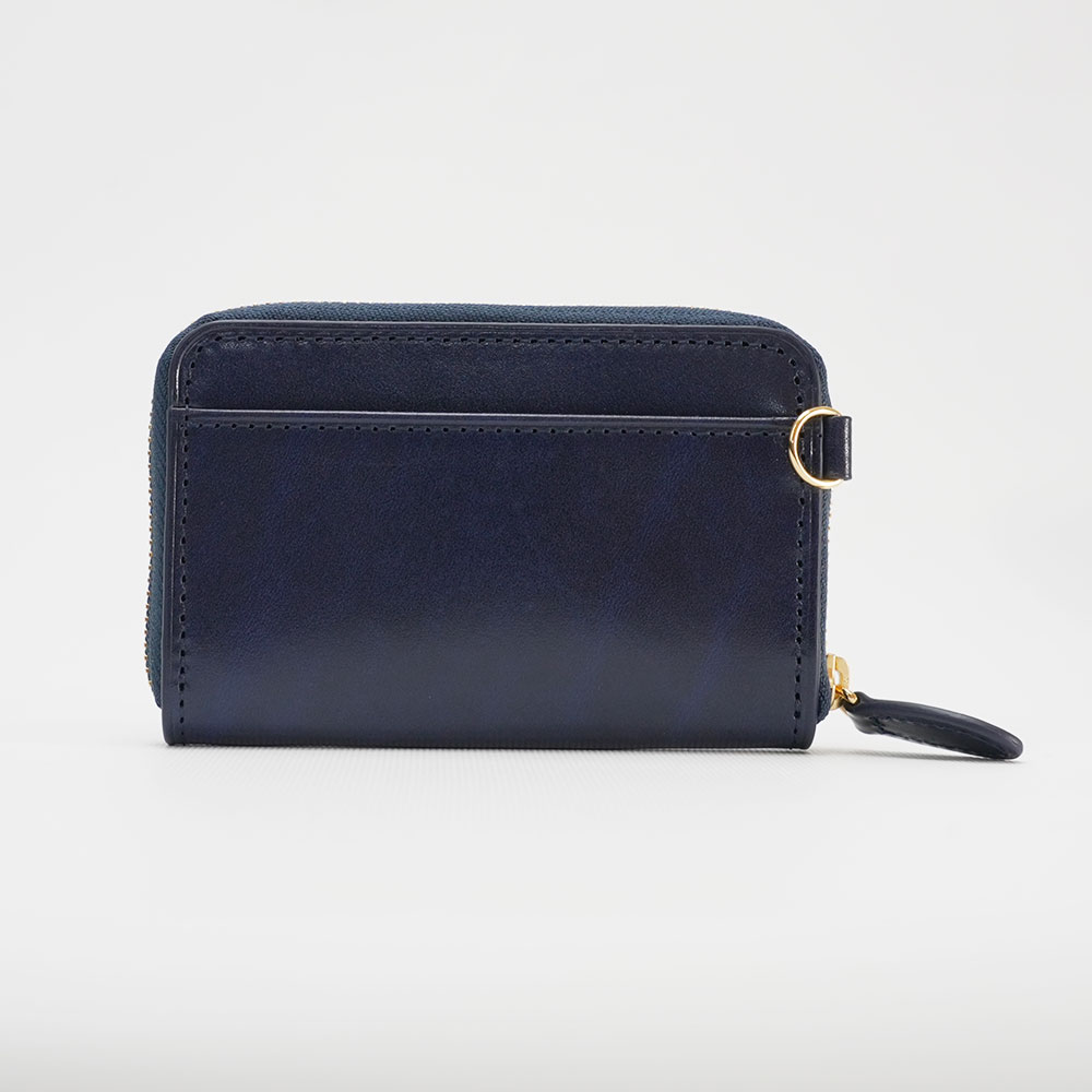 EMPORIO ARMANI ネイビー レザー コインケース EMPORIO ARMANI ネイビー レザー コインケース