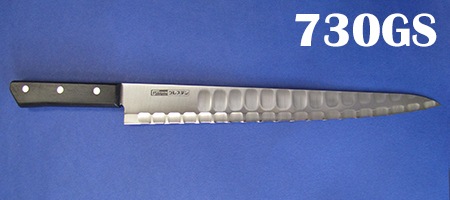 30cm ドイツステンレス　切付　筋引き　反り型 30cm ドイツステンレス 切付 筋引き 反り型 筋引き包丁 - ワクイショップ