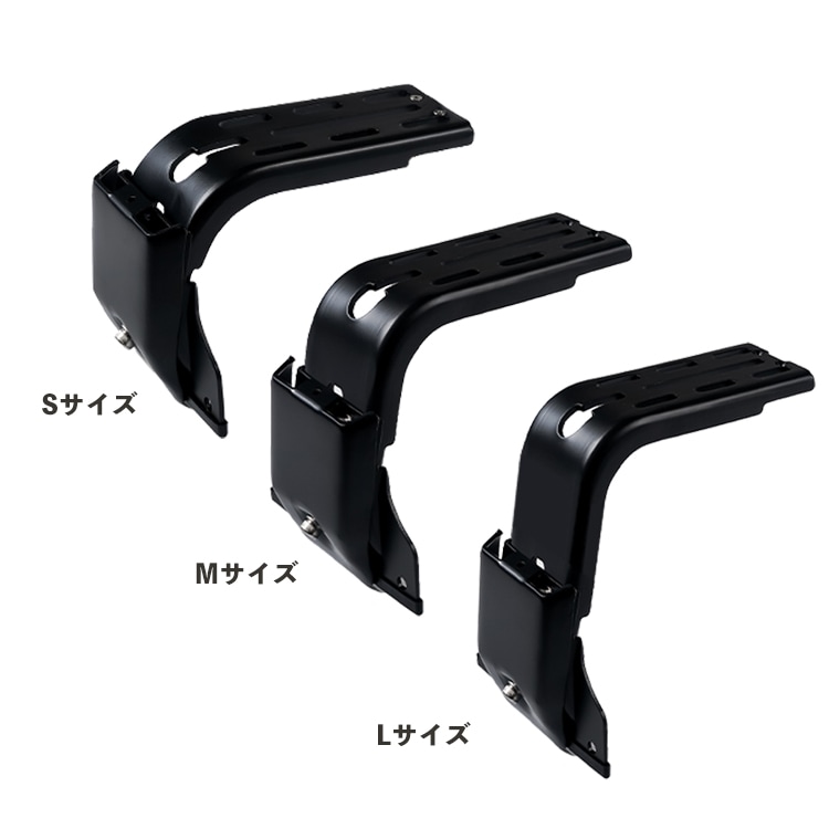 RIDE-FiELD レインガーター専用 接続用ブラケット1個単体販売 Sサイズ Mサイズ Lサイズ(ハイルーフ車用) ライドフィールド