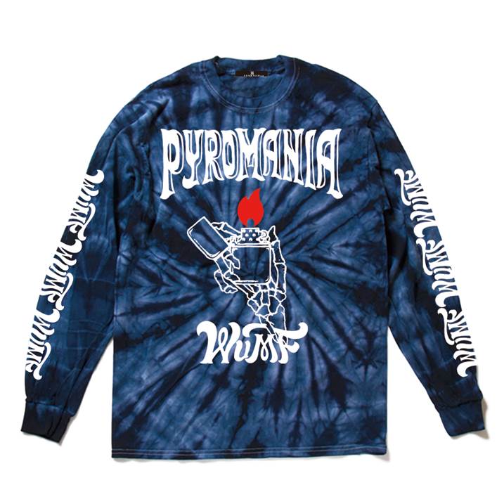 �����PYROMANIA�� L/S T����ġ�Tie Dye