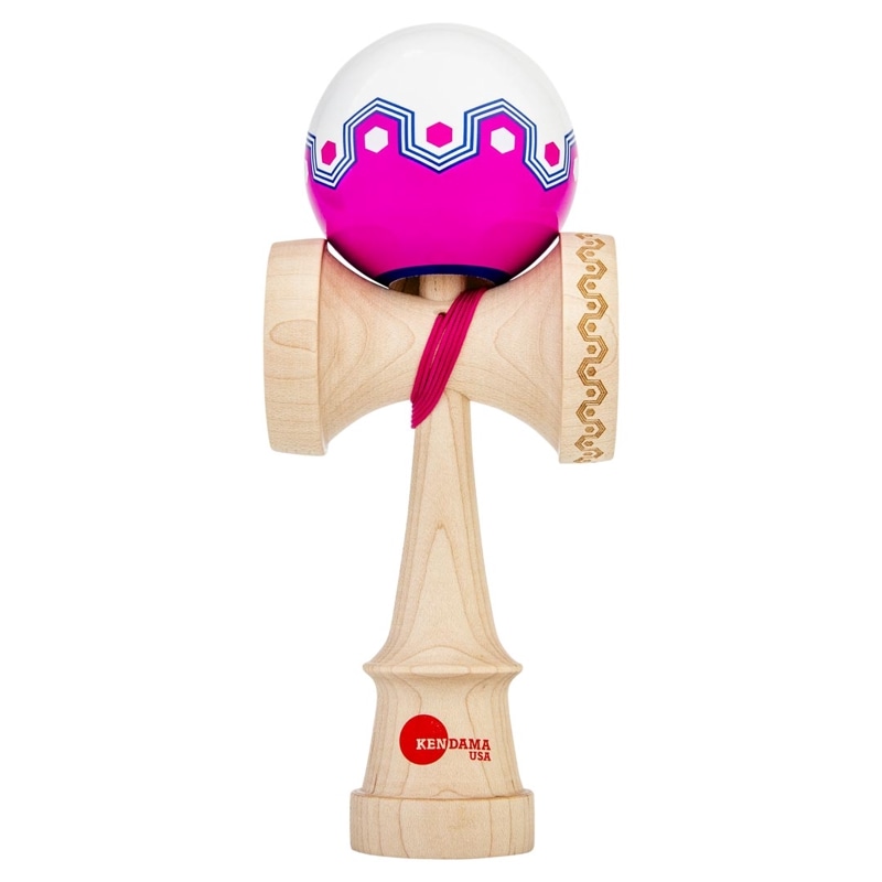 KendamaUSA - KAIZEN ORIGAMI - White & Pink - LUNA SHAPE ڥѡƥåۡLUN203