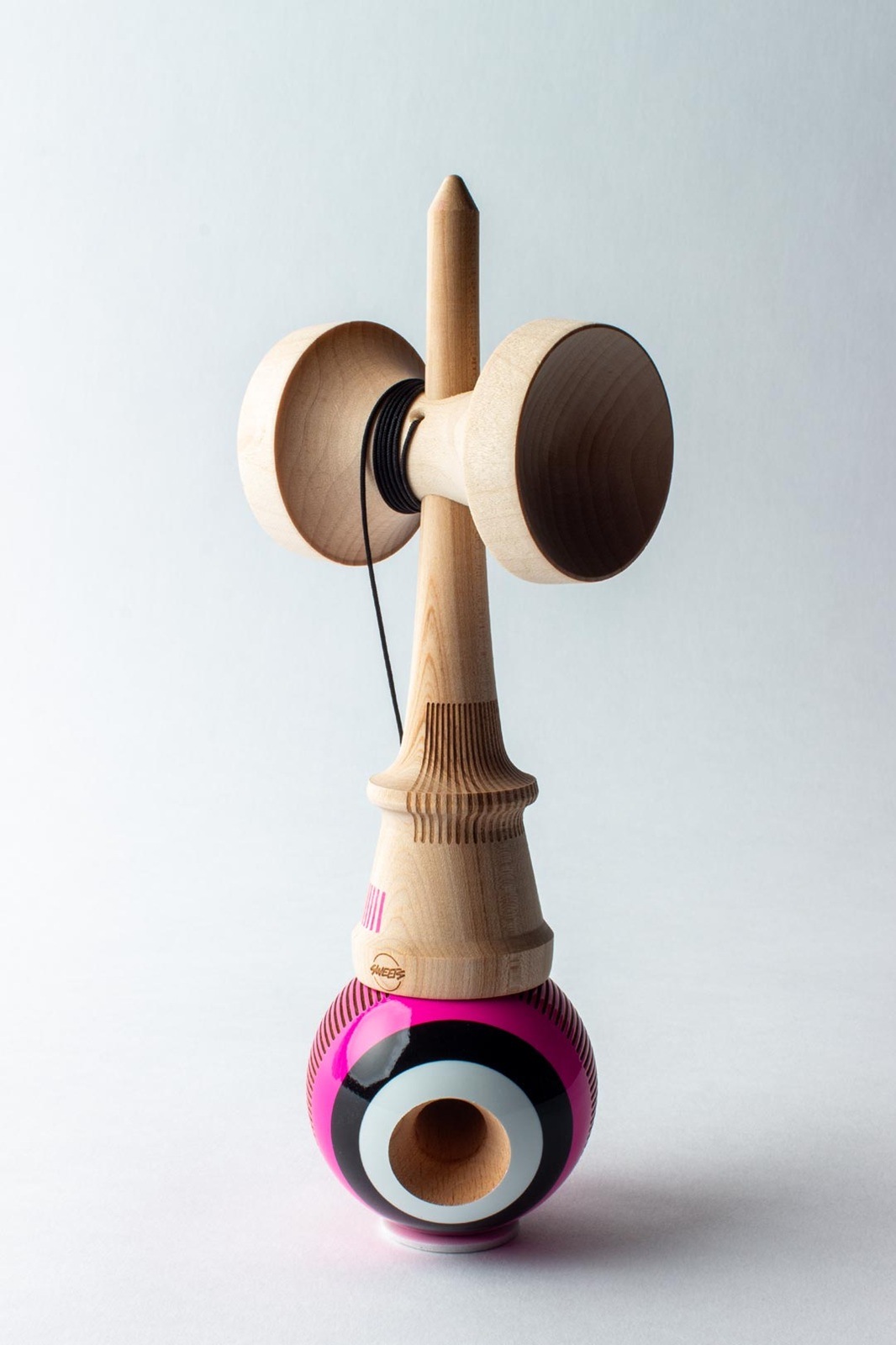 Sweets Kendamas - BROKEN BONES - ELECTRIC PINK - BROKEN SHAPESticky Clear
