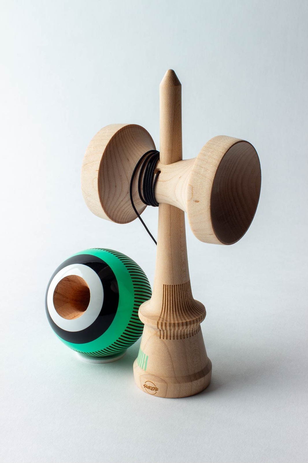 Sweets Kendamas - BROKEN BONES - MINT GREEN - BROKEN SHAPESticky Clear