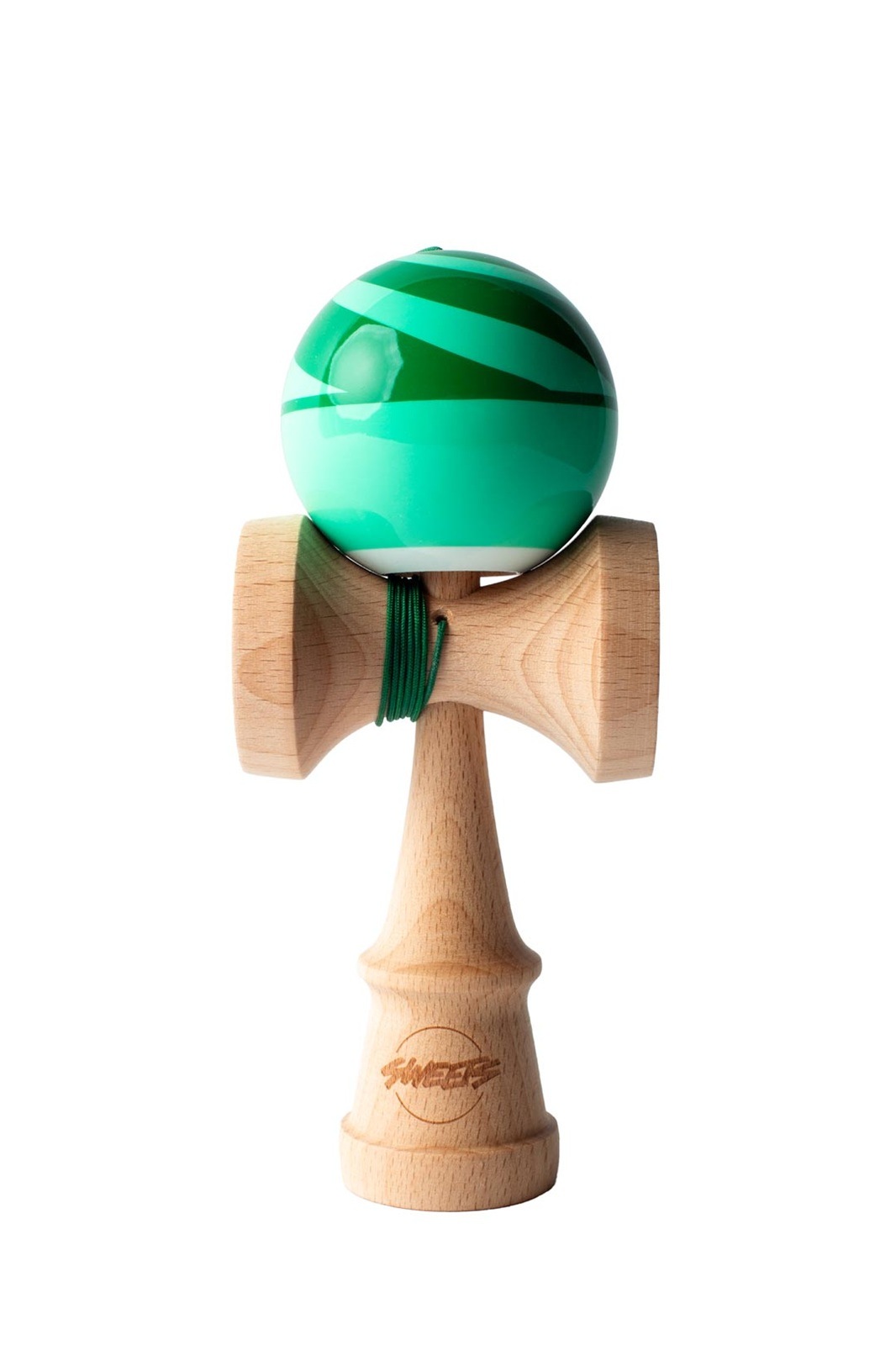 Sweets Kendamas MINI - SWIRL - GRASS