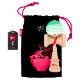 KendamaUSA - KAIZEN FISH CAKE COLORS - MINT GREEN & RED - LUNA SHAPE ڥ륯ۡKZN222