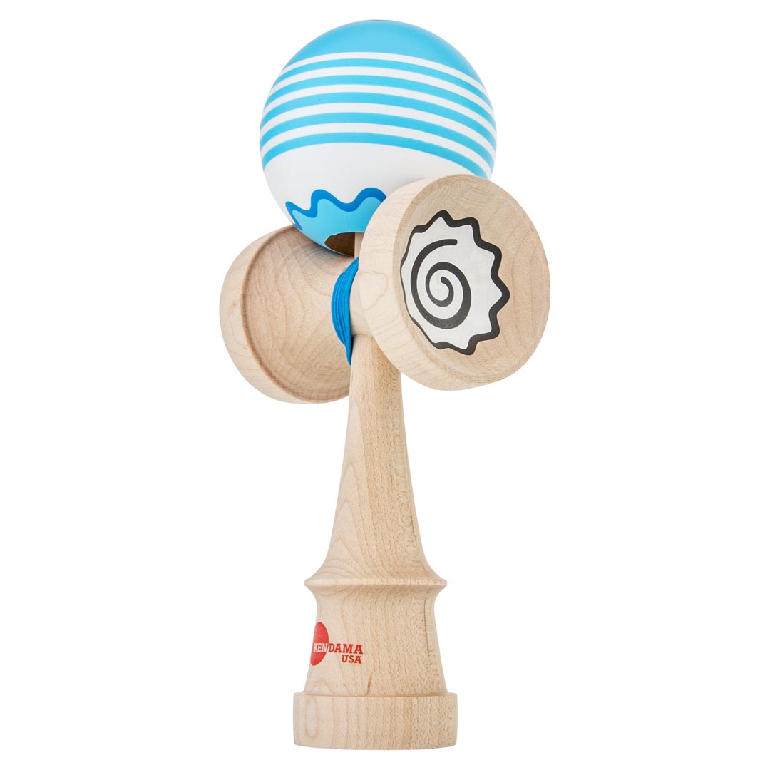 KendamaUSA - KAIZEN FISH CAKE COLORS - BLUE & WHITE - LUNA SHAPE ڥ륯ۡKZN221