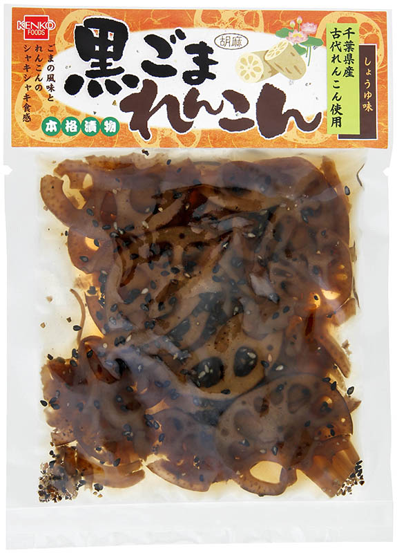 健康フーズ　黒ごまれんこん80G