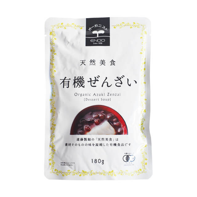 天然美食　有機　ぜんざい１８０ｇ