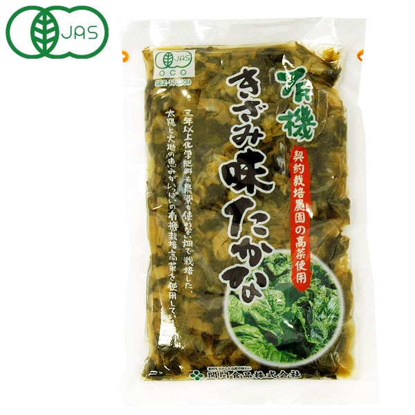 関門食品　有機きざみ味たかな180G