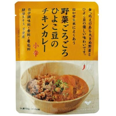 野菜ごろごろひよこ豆のﾁｷﾝｶﾚｰ小辛