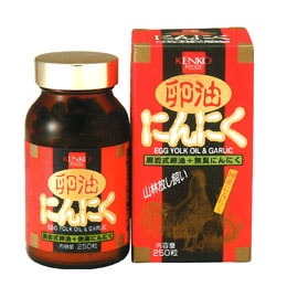 健康フーズ　卵油にんにく　２５０粒