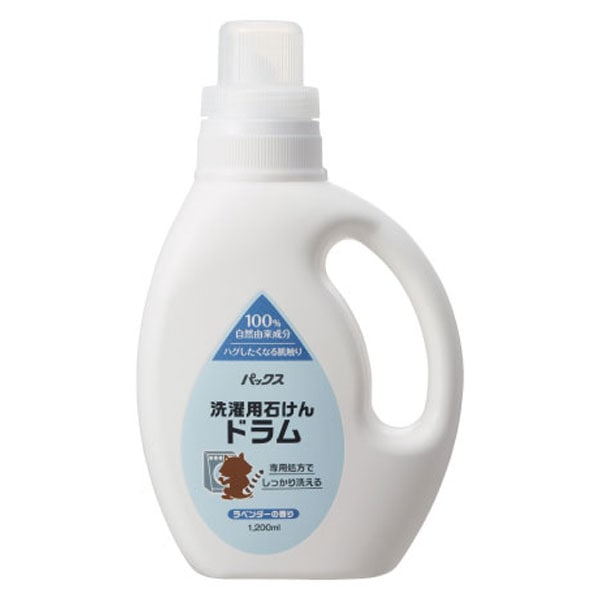 ﾊﾟｯｸｽ洗濯用石けんドラム本体1.2L