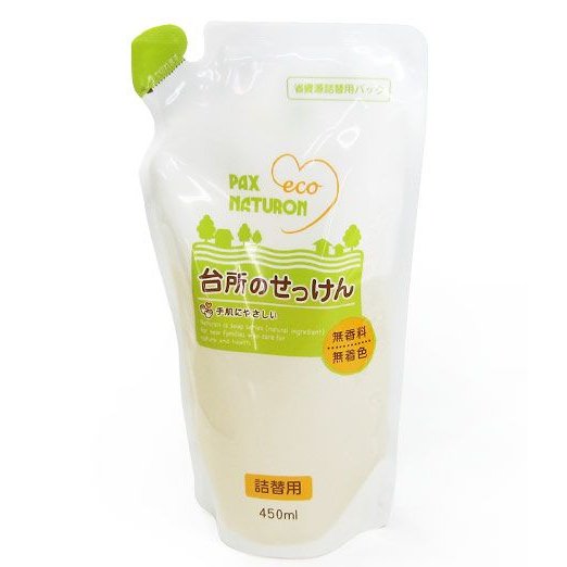 ﾅﾁｭﾛﾝ台所のせっけん　詰替450ML