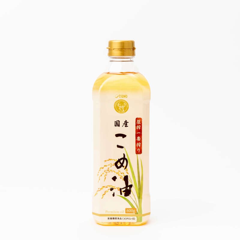 築野　圧搾一番搾り　国産こめ油600G