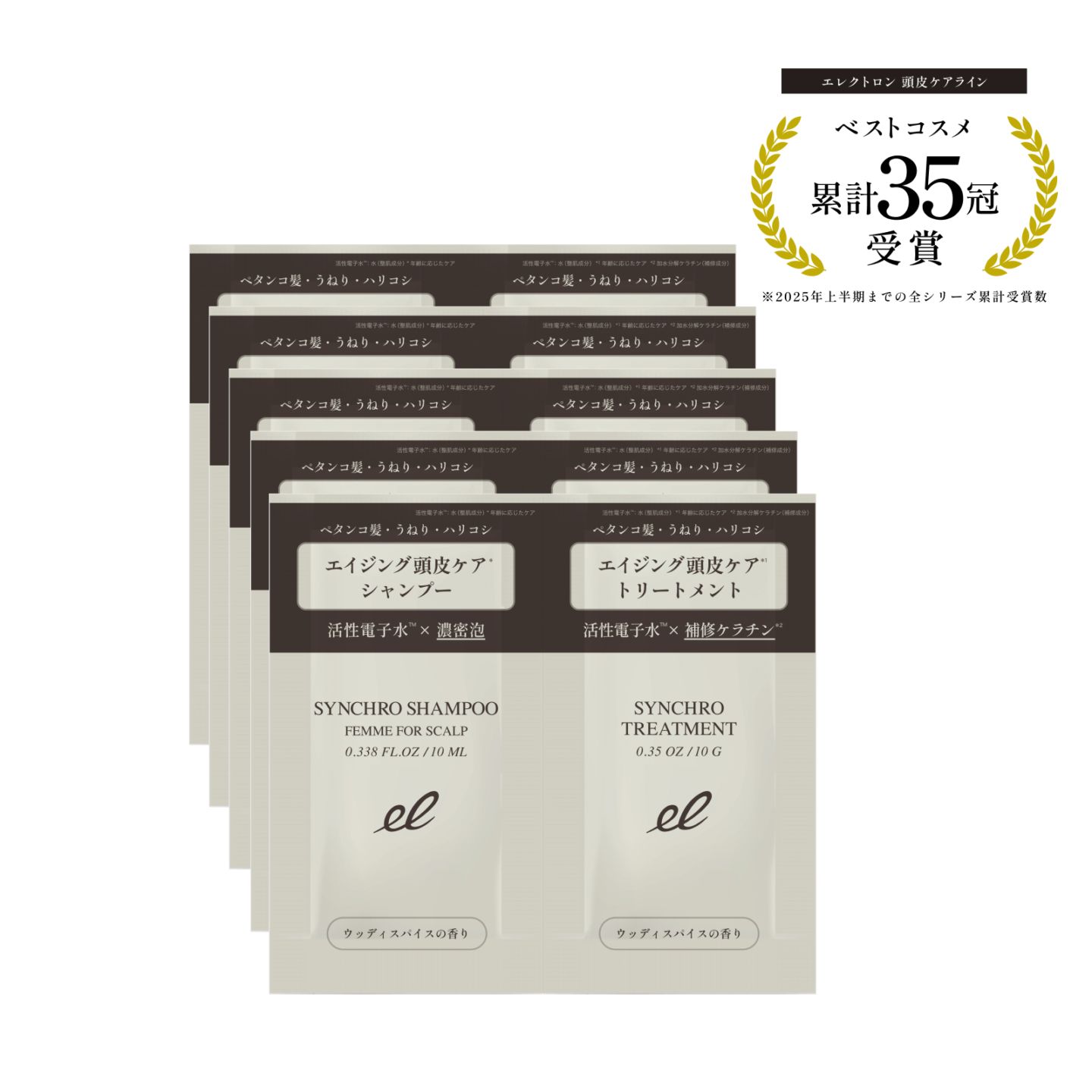 【FOR SCALP】シャンプー&トリートメント ファム 5daysセット