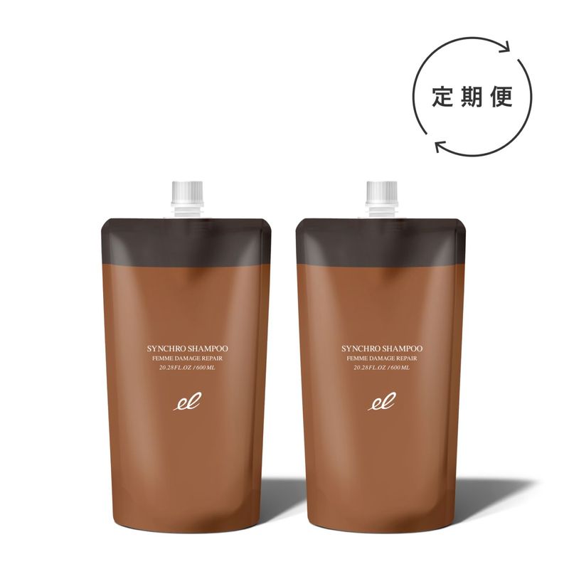 定期＞【DAMAGE REPAIR】シンクロシャンプー ファム 詰替2個セット
