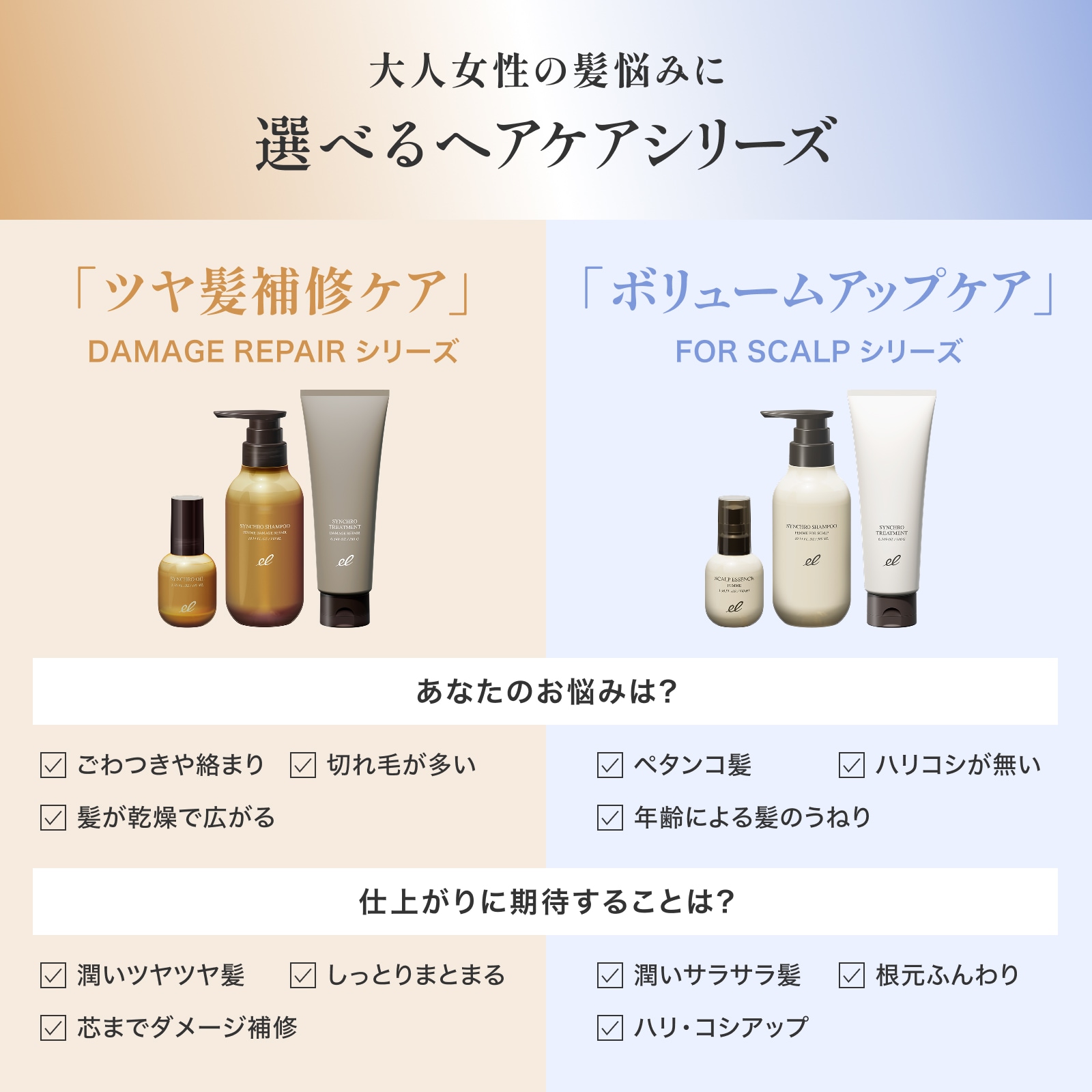 セット価格】ダメージリペア3点セット | ELECTRON ONLINE SHOP