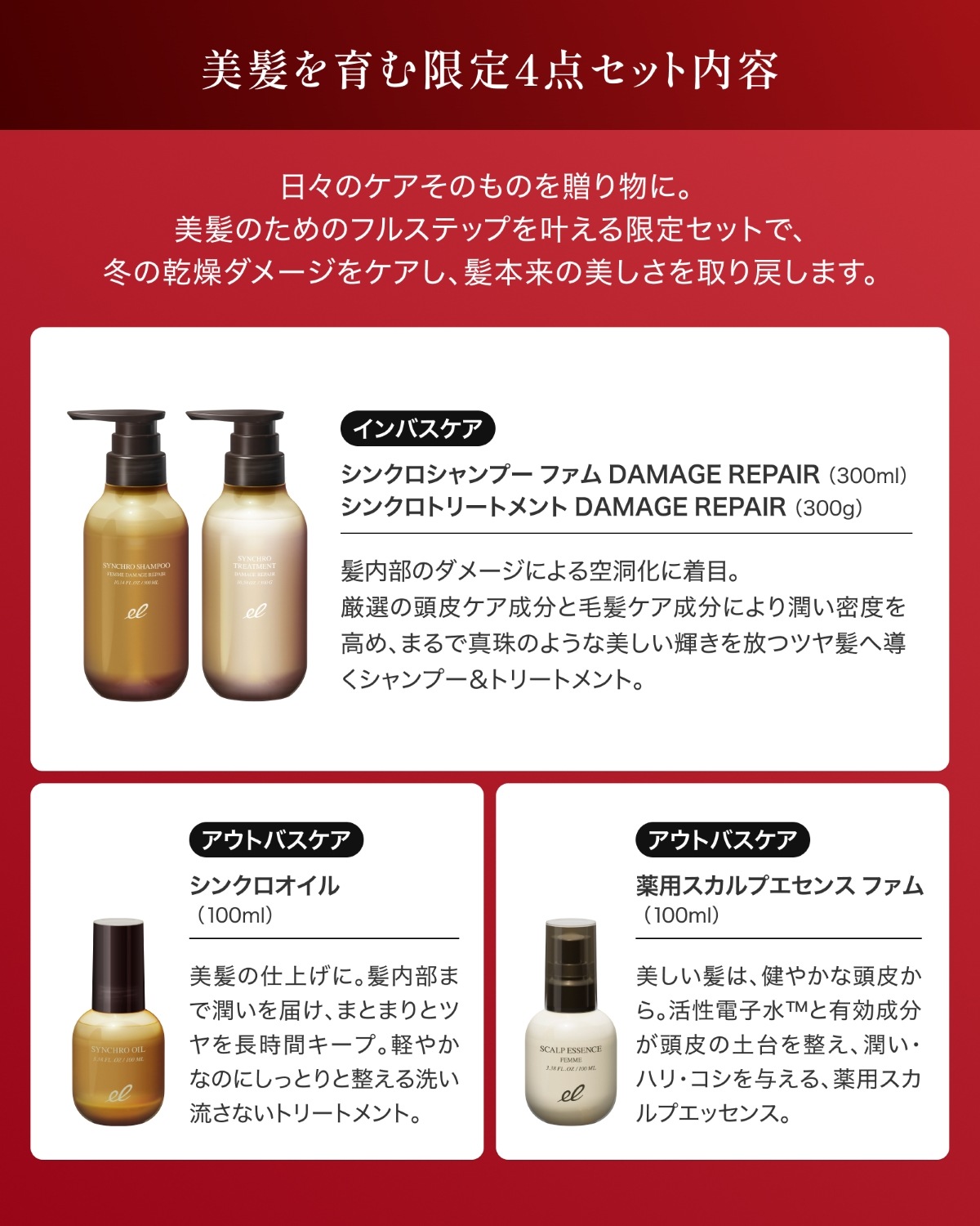 頭皮ケアギフトセット | ELECTRON ONLINE SHOP