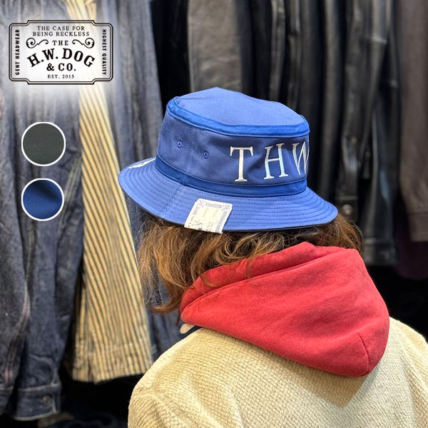 THE H.W.DOG&CO. �� ������ ���֥�塼 �ɥå� ����� ���� FLAG HAT �� D-00804 �ۡ� ��2�� �� ��� ��ǥ����� d00804 HWDOG �ϥå�