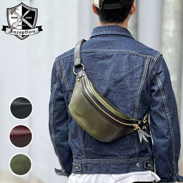  OPUS INCEPTION ѥ 󥻥ץ  [IPCEB-02] CHROMEXCEL LEATHER FUNNY PACK HORWEEN २쥶 եˡѥå BLACK BURGUNDY OLIVEۥȥХå  쥶Хå ˥å