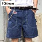 ¨Ǽ TCB ڥ󥿡硼 ƥӡ [ TCB JEANS PAINTER SHORTS ] 100TCB 7.51oz ûѥ 硼ȥѥ ǥ˥ॷ硼ġ Ź
