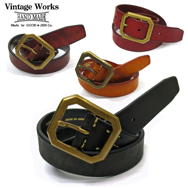 �ڿ��� �����谷Ź�� Vintage Works ������ơ�������� DH5684 �ϥ�ɥᥤ�ɥ쥶���٥�� ���סʥ٥󥺥쥶������ ��39mm�� ��4�� �� �ӥ�ơ�������� �٥�� ���ᥫ�� ��