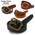 ڿ 谷Ź Vintage Works ơ DH5684 ϥɥᥤɥ쥶٥ סʥ٥󥺥쥶<br> 39mm 4  ӥơ ٥ ᥫ 